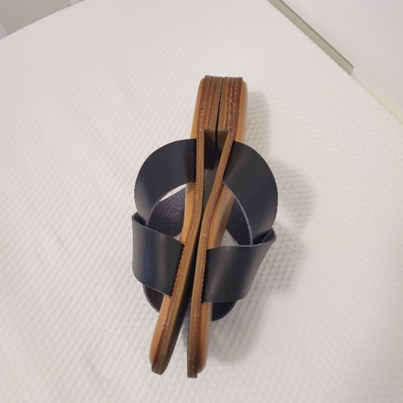 Cynthia Rowley Crisscross Black Sandal Flats Size 9, Casual - Picture 7 of 10